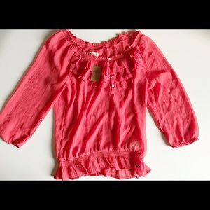 Coral Hollister Top